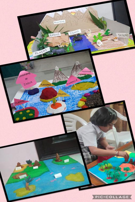 St. Mark's Girls School, Meera Bagh - Dioramas Activity by Class 4 : Click to Enlarge