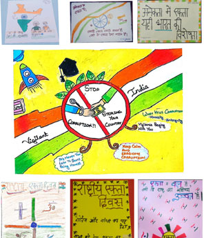 St. Mark's Girls School, Meera Bagh - Ekta Diwas : Click to Enlarge