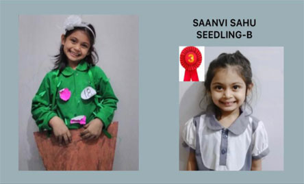 St. Mark's Girls School, Meera Bagh - Winners of Fancy Dress Competition of Class Seedling : Click to Enlarge