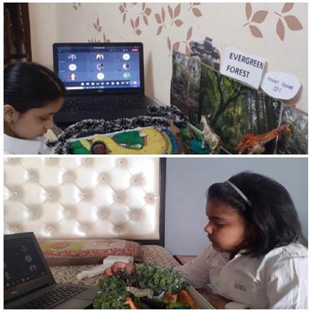 St. Mark's Girls School, Meera Bagh - World Forestry Day activity by Class 4 : Click to Enlarge