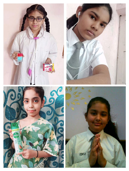 St. Mark's Girls School, Meera Bagh - Fun filled Hindi Activities for Classes 6 to 8 : Click to Enlarge