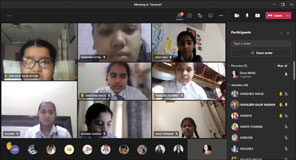St. Mark's Girls School, Meera Bagh - Hindi Activity : Click to Enlarge