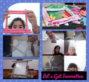 St. Mark's Girls School, Meera Bagh - Let us get innovative Activity by Class 2 : Click to Enlarge