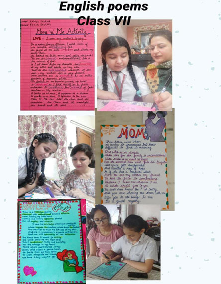 St. Mark's Girls School, Meera Bagh - Mom and Me : English Poetry : Click to Enlarge