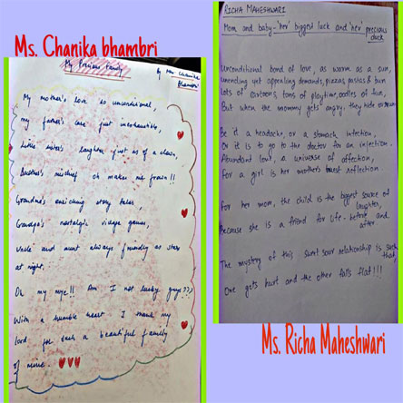 St. Mark's Girls School, Meera Bagh - Mom and Me Activity by Mothers of Class 2 Students : Click to Enlarge