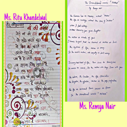 St. Mark's Girls School, Meera Bagh - Mom and Me Activity by Mothers of Class 2 Students : Click to Enlarge