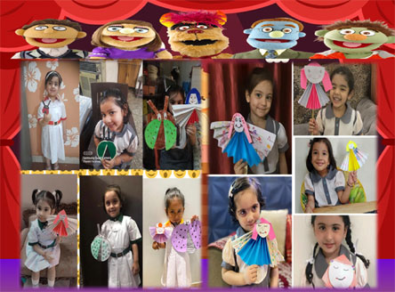 St. Mark's Girls School, Meera Bagh - Art in Motion by Class Seedling : Click to Enlarge