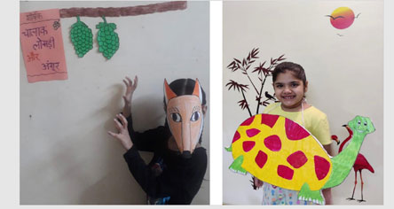 St. Mark's Girls School, Meera Bagh - Panchtantra Activity by Class 2 : Click to Enlarge