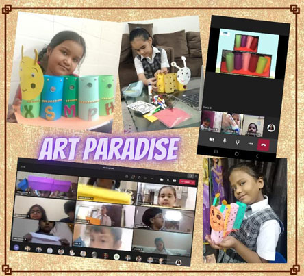 St. Mark's Girls School, Meera Bagh - Art Paradise Acvtivity for Class 2 : Click to Enlarge