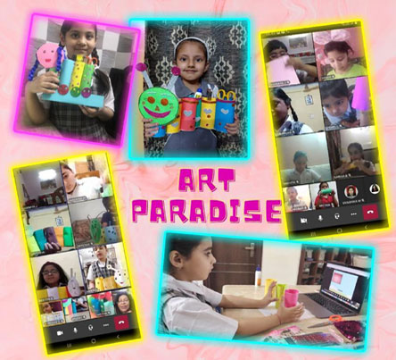 St. Mark's Girls School, Meera Bagh - Art Paradise Acvtivity for Class 2 : Click to Enlarge