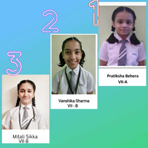 St. Mark's Girls School, Meera Bagh - Sanskrit Divas Winners : Click to Enlarge