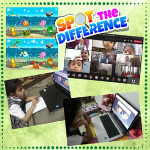 St. Mark's Girls School, Meera Bagh - Spot the Difference Activity for Class 2 : Click to Enlarge