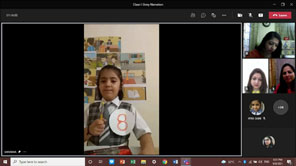 St. Mark's Girls School, Meera Bagh - Inter Class Story Narration Competition by Class 1 : Click to Enlarge