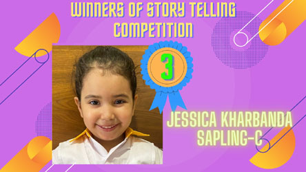 St. Mark's Girls School, Meera Bagh - Winners of Class Sapling of Story Narration Competition : Click to Enlarge