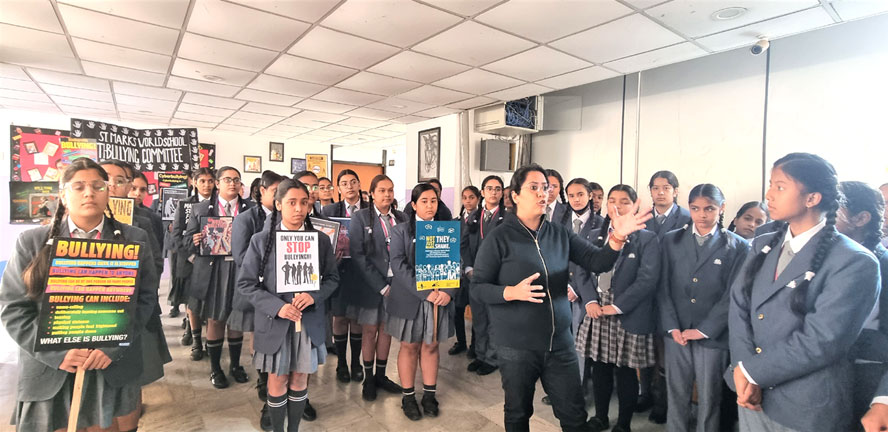 St. Mark's World School, Meera Bagh - Anti Bullying Rally : Click to Enlarge