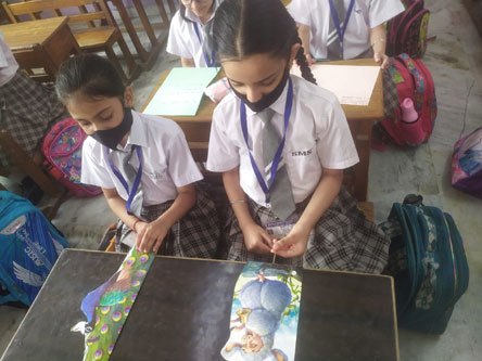 St. Mark's World School, Meera Bagh - Flip Book of Internal Body parts : a Class 3 Activity  : Click to Enlarge