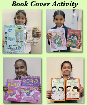 St. Mark's World School, Meera Bagh - Book Cover Activity by Class 4 : Click to Enlarge