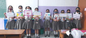 St. Mark's World School, Meera Bagh - Hiroshima Day : Click to Enlarge