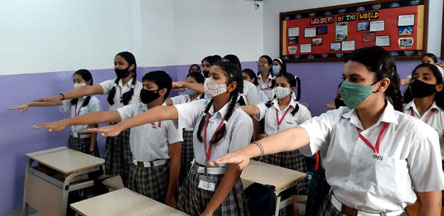 St. Mark's World School, Meera Bagh - Awareness on ban on Chinese manjha  : Click to Enlarge