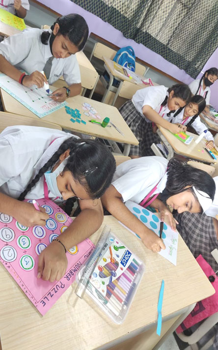 St. Mark's World School, Meera Bagh - Maths Quest : Click to Enlarge