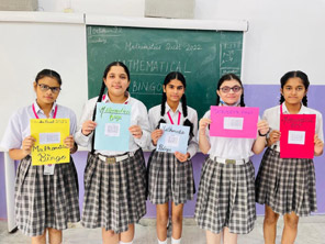 St. Mark's World School, Meera Bagh - Maths Quest 2022: Bingo for Class 9 : Click to Enlarge