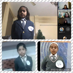St. Mark's World School, Meera Bagh - Poem Recitation : an Inter Class Competition by Class 1 : Click to Enlarge