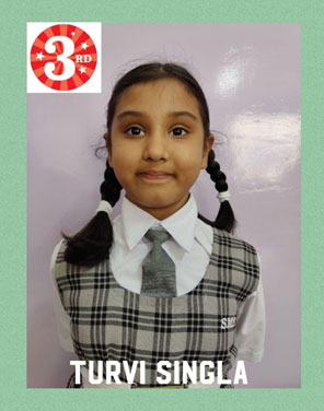 St. Mark's World School, Meera Bagh - Winners of Poem Recitation Competition for Class 2 : Click to Enlarge