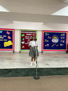 St. Mark's World School, Meera Bagh - Poem Recitation Event for Class 4 : Click to Enlarge