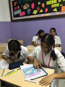 St. Mark's World School, Meera Bagh - Activity on Eradication of Poverty conducted in Class 8 : Click to Enlarge