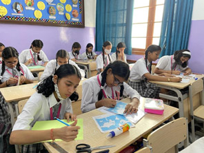 St. Mark's World School, Meera Bagh - Activity on Eradication of Poverty conducted in Class 8 : Click to Enlarge
