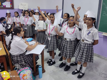St. Mark's World School, Meera Bagh - Quit India Movement  : Click to Enlarge