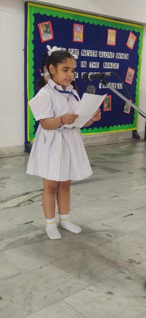 St. Mark's World School, Meera Bagh - Read Aloud Competition for Class 4 : Click to Enlarge