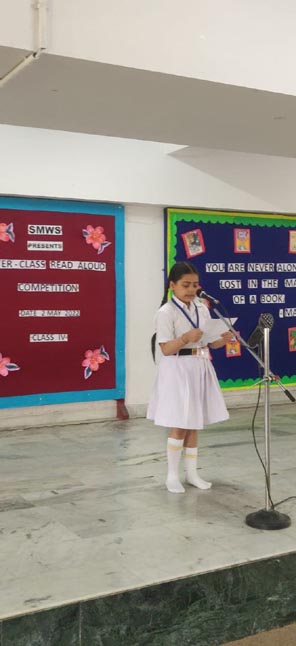St. Mark's World School, Meera Bagh - Read Aloud Competition for Class 4 : Click to Enlarge