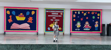 St. Mark's World School, Meera Bagh - Story Narration Event for Class 1 : Click to Enlarge