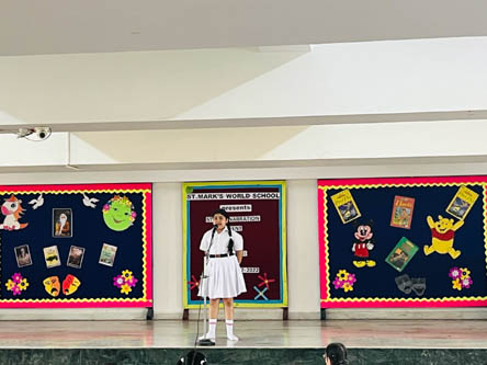 St. Mark's World School, Meera Bagh - Story Narration Event for Class 3 : Click to Enlarge