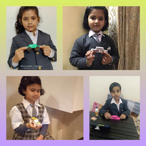St. Mark's World School, Meera Bagh - Travel the World with me by Class 1 : Click to Enlarge