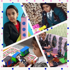 St. Mark's World School, Meera Bagh - Travel the World with me by Class 1 : Click to Enlarge