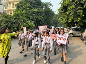 St. Mark's World School, Meera Bagh - National Unity Day : Click to Enlarge