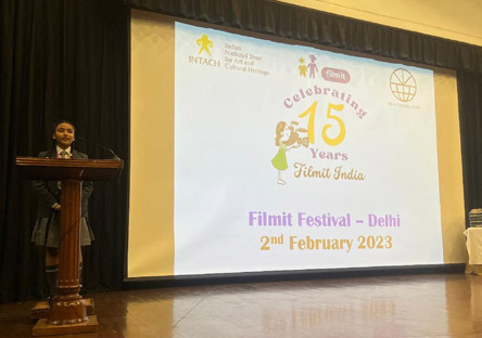 St. Mark's World School, Meera Bagh - Students from Classes VI and VIII participated in Filmit : Click to Enlarge
