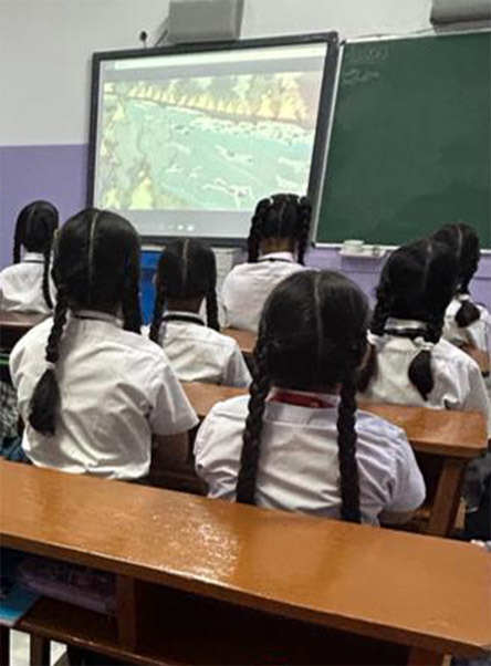 St. Mark's World School: Activity by Class 5 students on Hiroshima Day : Click to Enlarge
