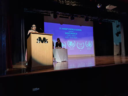St. Mark's World School: Model United Nations 2023 : Click to Enlarge
