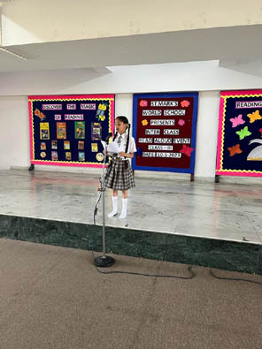St. Mark's World School, Meera Bagh - Read Aloud Event by Class 3 : Click to Enlarge