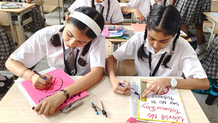 St.Marks World School Meera Bagh: World No-Tobacco Day : Click to Enlarge