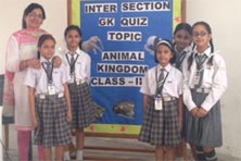 St. Mark's Girls School, Meera Bagh - G.K Quiz for Class III on Animal Kingdom : Click to Enlarge
