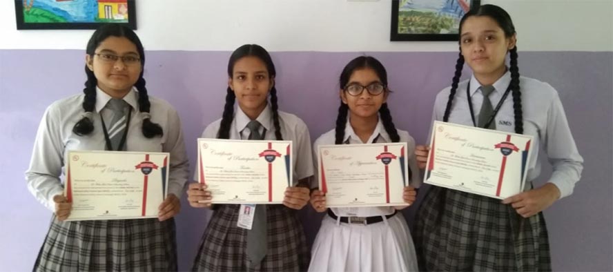 St. Mark's Girls School, Meera Bagh - National Safety Science Quiz 2018 : Click to Enlarge