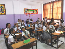 St. Mark's Girls School, Meera Bagh - Maths and Science Quiz for Classes I to V : Click to Enlarge