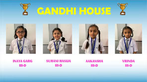 St. Mark's World School, Meera Bagh - Winners of Inter House GK Quiz of Class 3 : Click to Enlarge