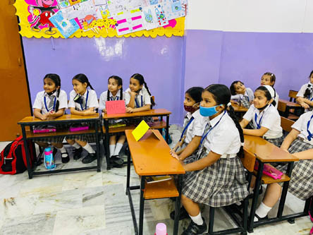 St. Mark's World School, Meera Bagh - Maths Quiz for Classes 1 to 3 : Click to Enlarge