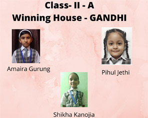 St. Mark's World School, Meera Bagh - Winners of Maths Quiz for Class 2 : Click to Enlarge