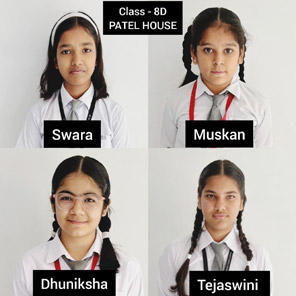 St. Mark's World School, Meera Bagh - Class 8 Winners of Mathematics Quiz : Click to Enlarge
